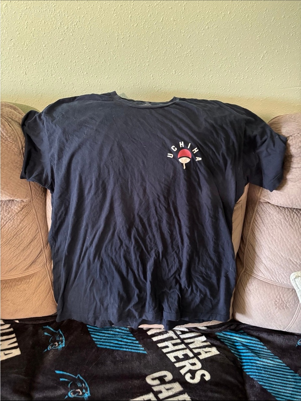 Black Naruto Graphic Tee - Men's Casual Shirt